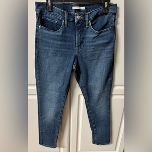 311 Skinny Shaping Levi's Dark Blue Ankle Jeans